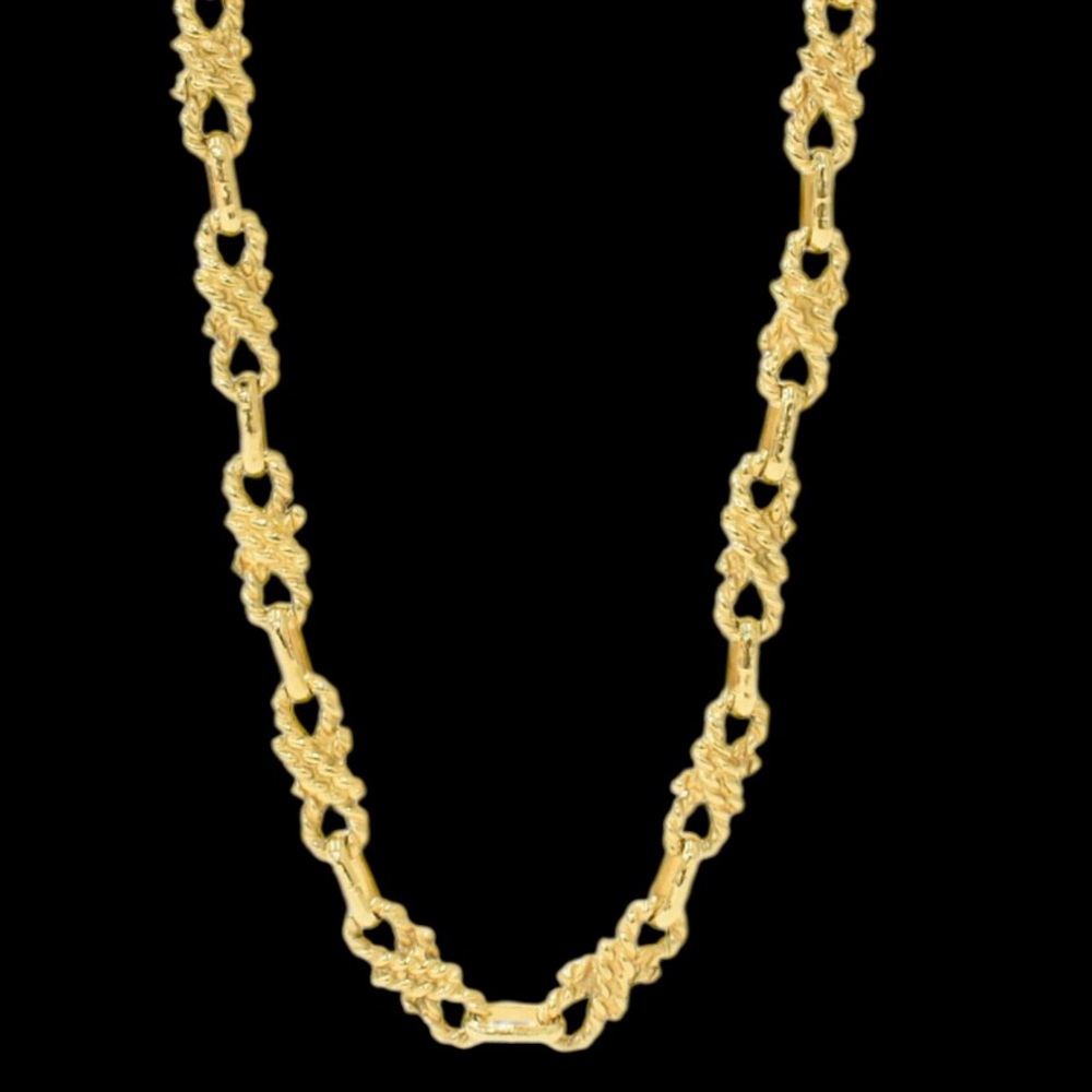 Celine Vintage Gold Plated Chain Necklace